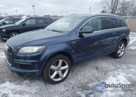 2013 Audi Q7 3.0T S Line Prestige z USA, uszkodzony, nr VIN WA1DGAFE4DD013333